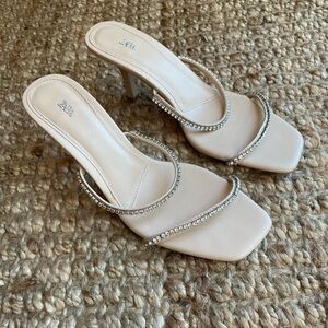 ZARA RHINESTONE HEELED SANDAL